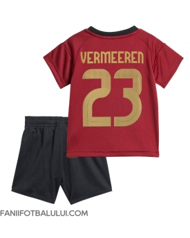 Belgia Arthur Vermeeren #23 Echipament de Fotbal Replică European 2024 Copii Acasa (+ Șorturi)